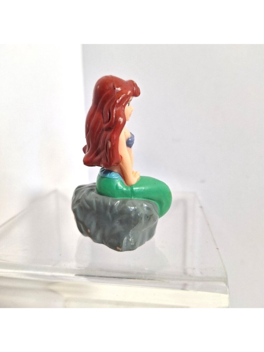 Ariel Sebastian PVC Figure Cake Topper Mermaid Sitting On Rock - Picture 3 of 9